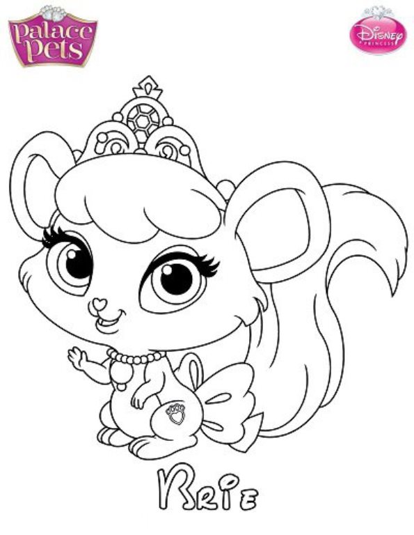 Kidsnfun.de 36 Ausmalbilder von Princess Palace Pets